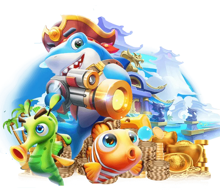 Đa dạng vũ khí và cá trong game by88